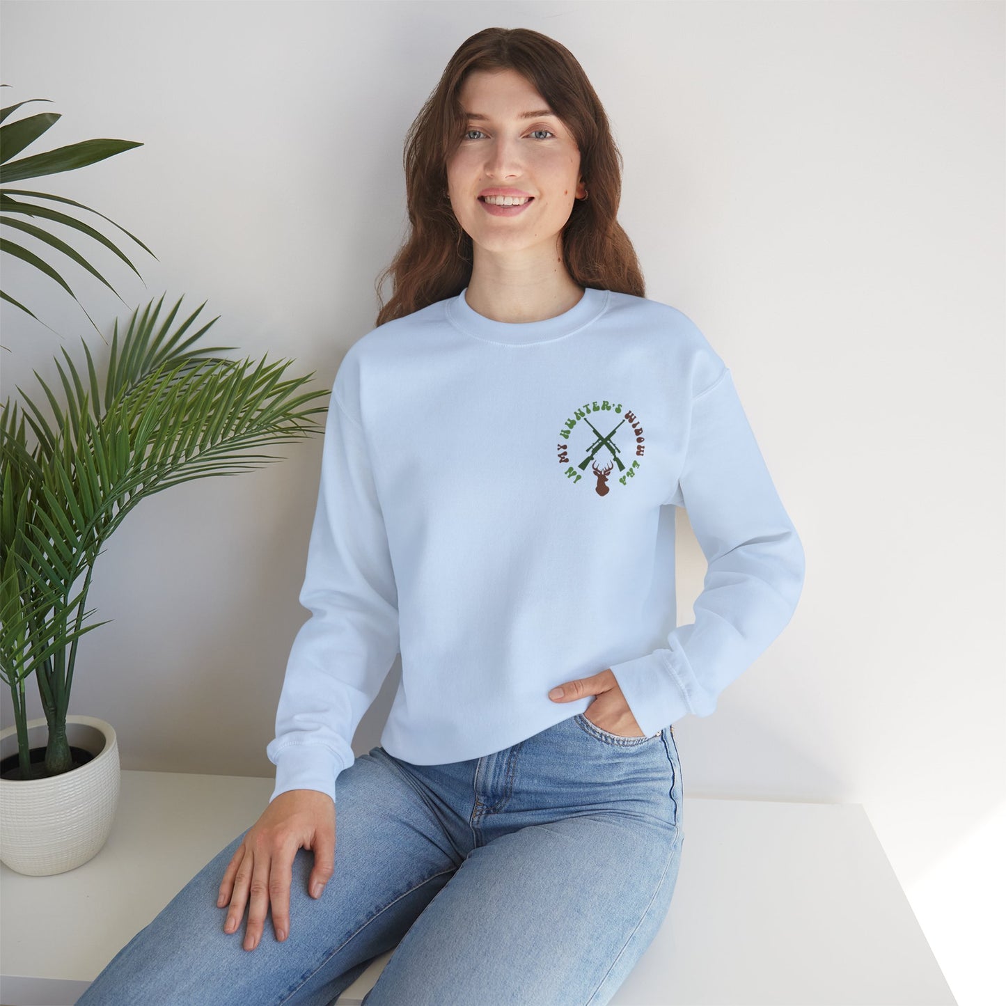 In My Hunter's Widow Era | Unisex Heavy Blend™ Crewneck Sweatshirt