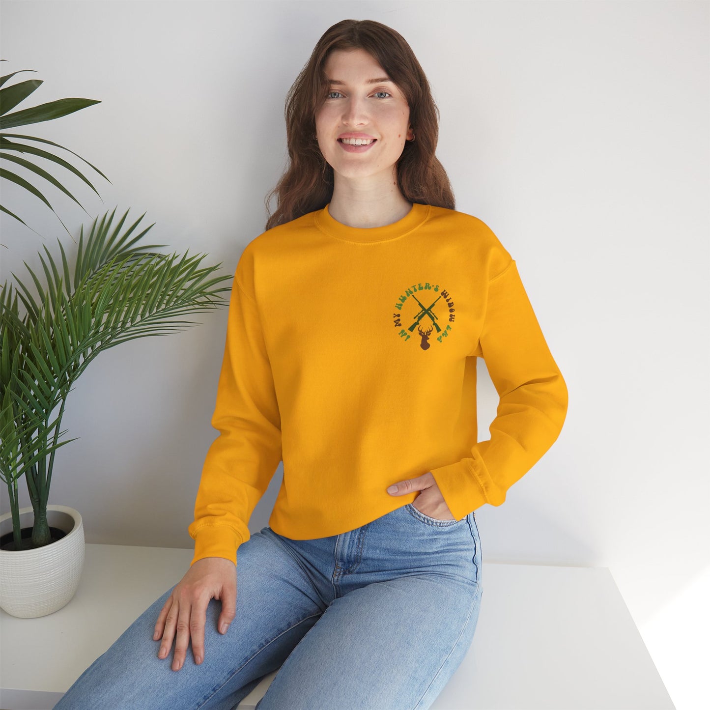 In My Hunter's Widow Era | Unisex Heavy Blend™ Crewneck Sweatshirt