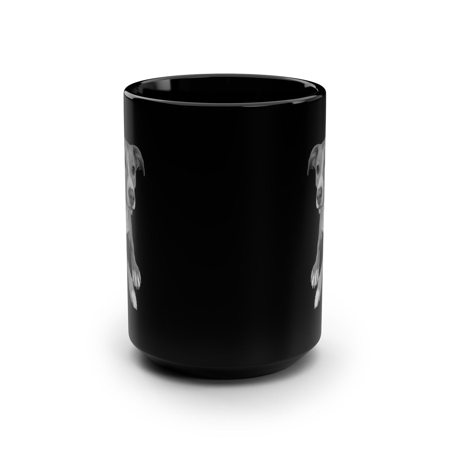 Becky's Dog - Custom 15 oz Black Mug