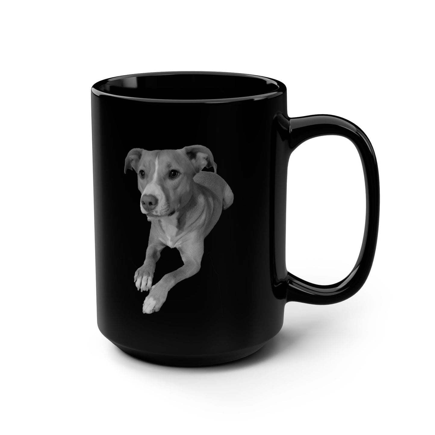 Becky's Dog - Custom 15 oz Black Mug