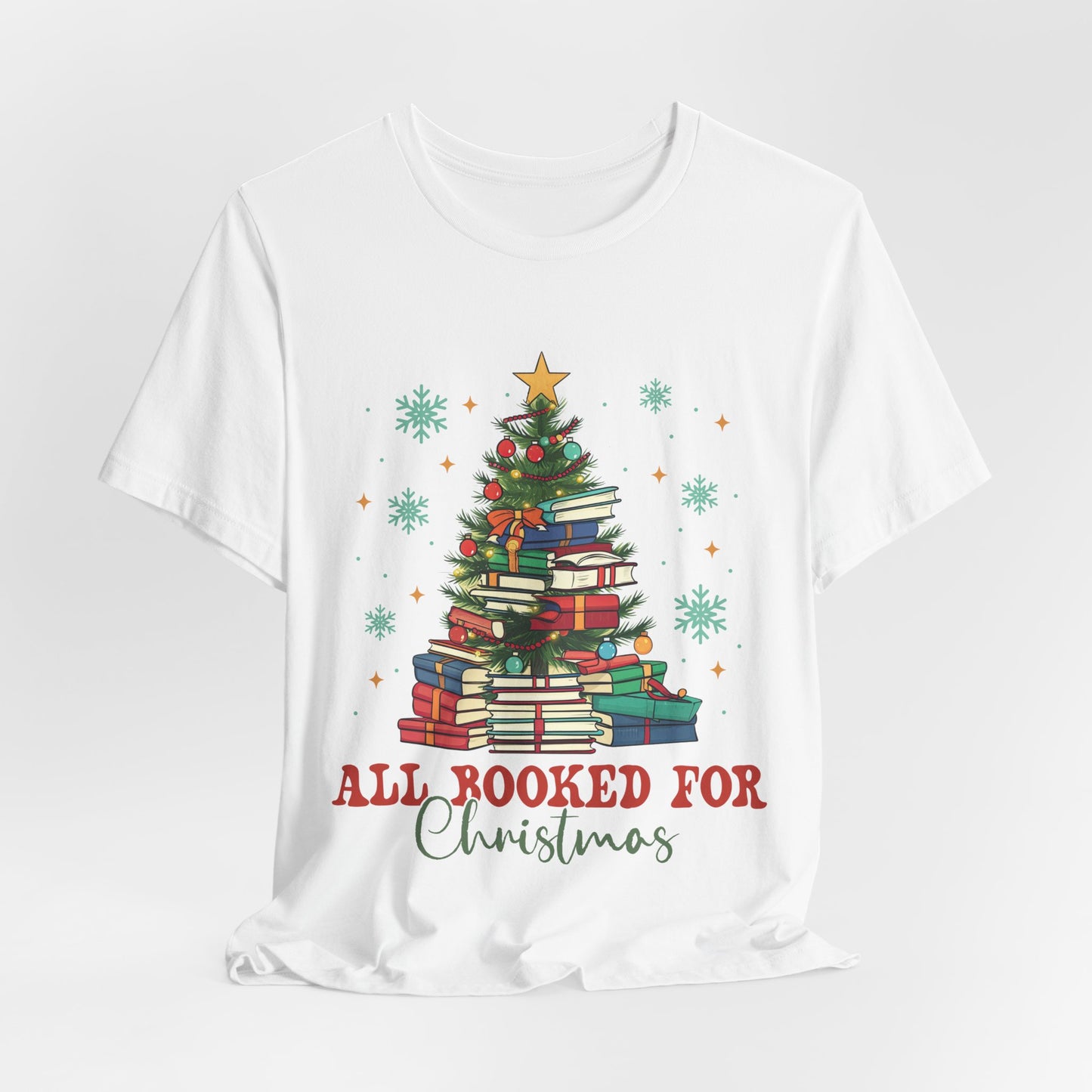All Booked for Christmas - Bella + Canvas Unisex Jersey Short Sleeve Tee