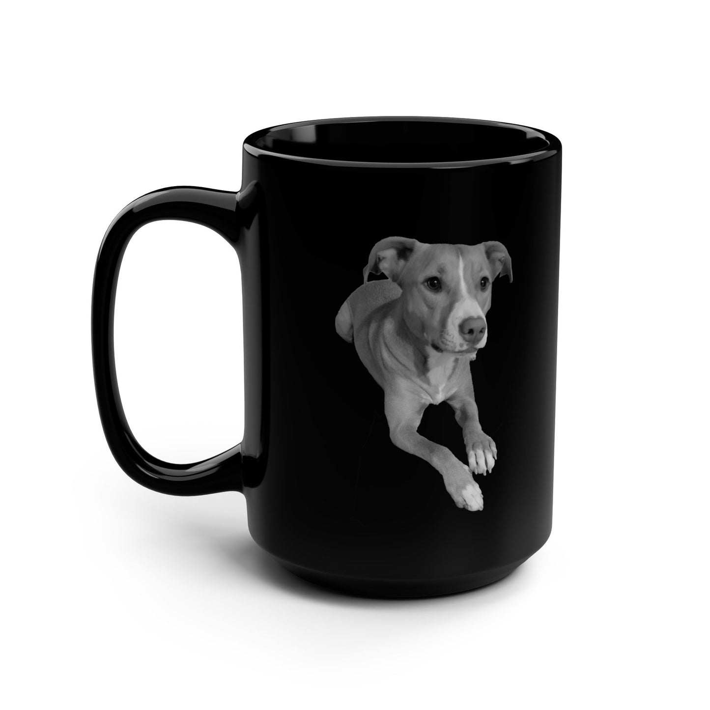 Becky's Dog - Custom 15 oz Black Mug