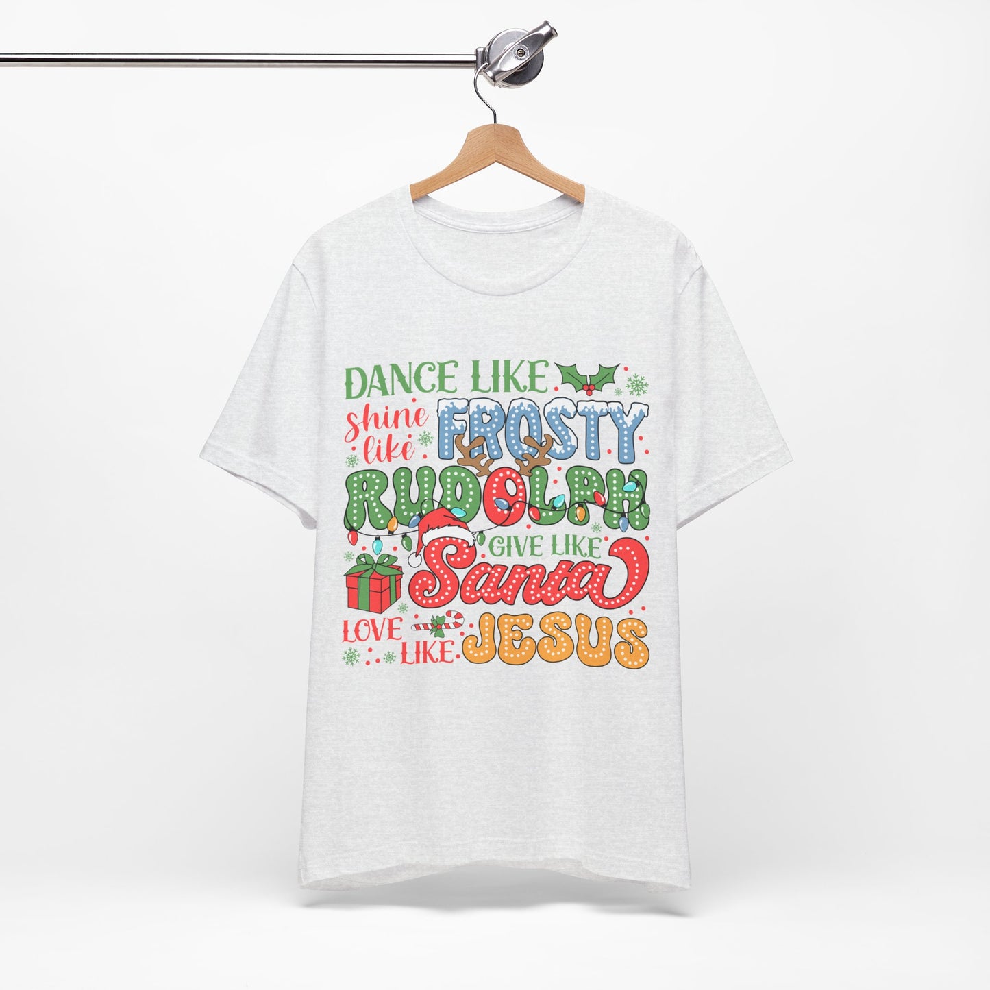 Dance Like Frosty Christmas - Bella + Canvas Unisex Jersey Short Sleeve Tee