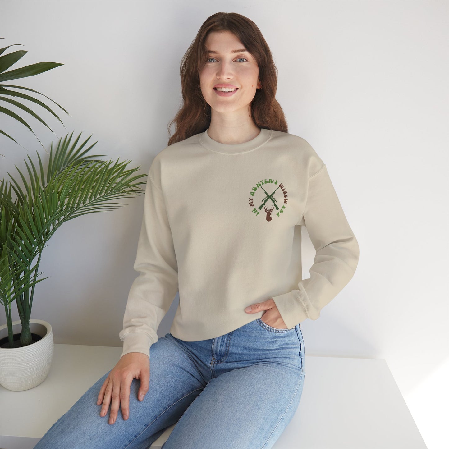 In My Hunter's Widow Era | Unisex Heavy Blend™ Crewneck Sweatshirt