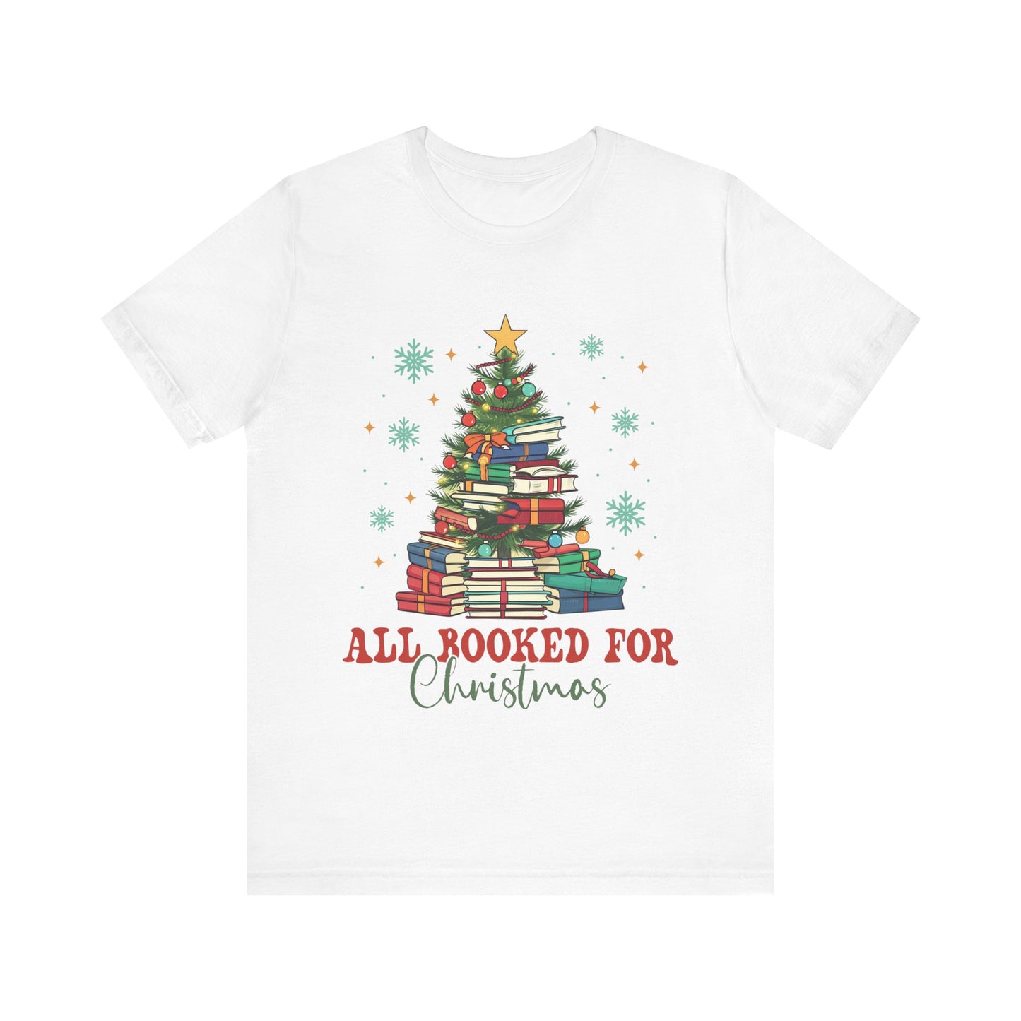 All Booked for Christmas - Bella + Canvas Unisex Jersey Short Sleeve Tee
