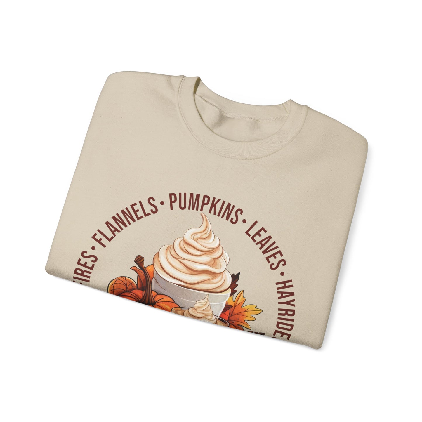 Fall Pumpkin Latte - Gildan Unisex Heavy Blend™ Crewneck Sweatshirt