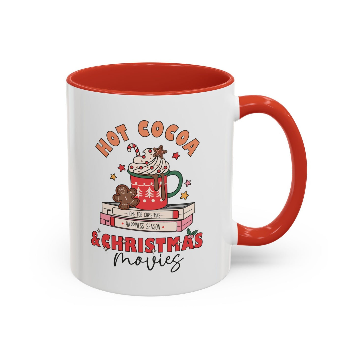 Hot Cocoa & Christmas Movies - Accent Coffee Mug, 11oz