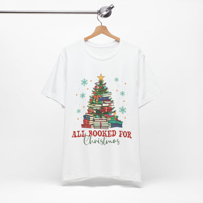 All Booked for Christmas - Bella + Canvas Unisex Jersey Short Sleeve Tee