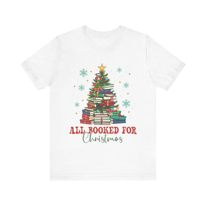 All Booked for Christmas - Bella + Canvas Unisex Jersey Short Sleeve Tee