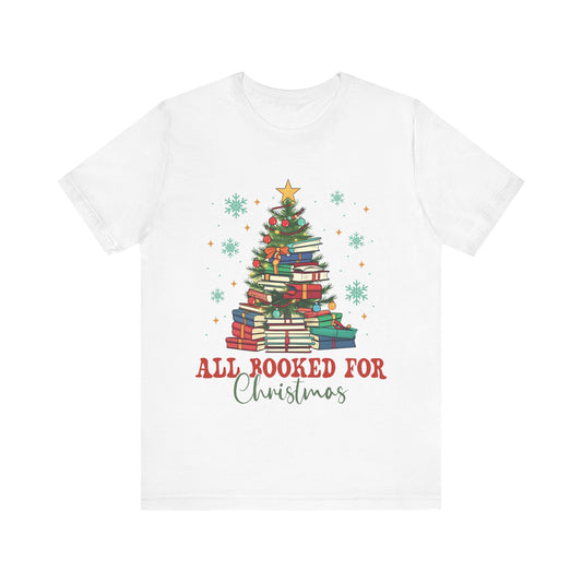All Booked for Christmas - Bella + Canvas Unisex Jersey Short Sleeve Tee